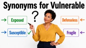 synonyms for vulnerable