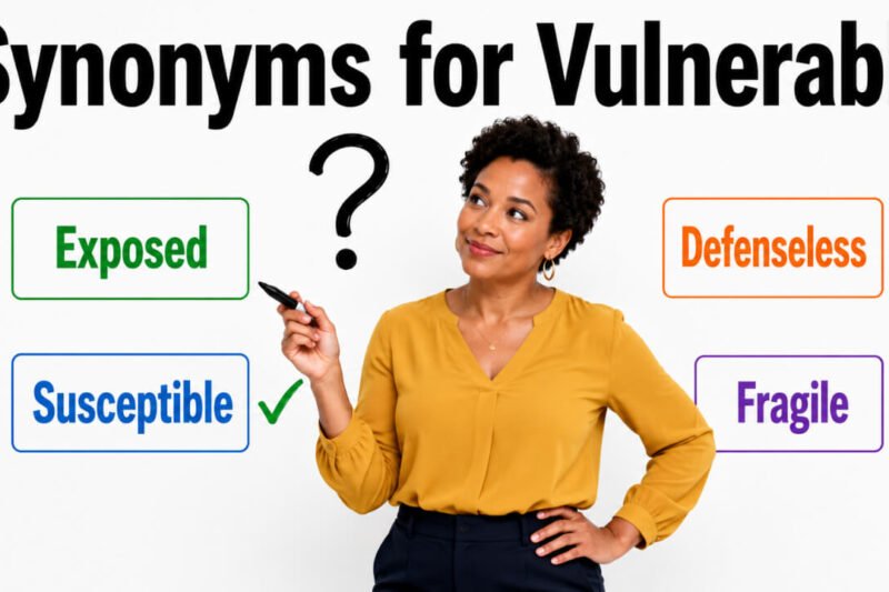 42+ Synonyms for Vulnerable: Context, Usage & Clear Examples