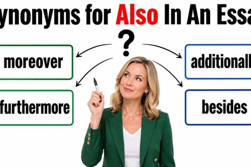 34+ Synonyms for Also in an Essay: Usage, Context & Examples