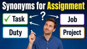synonyms for assignment