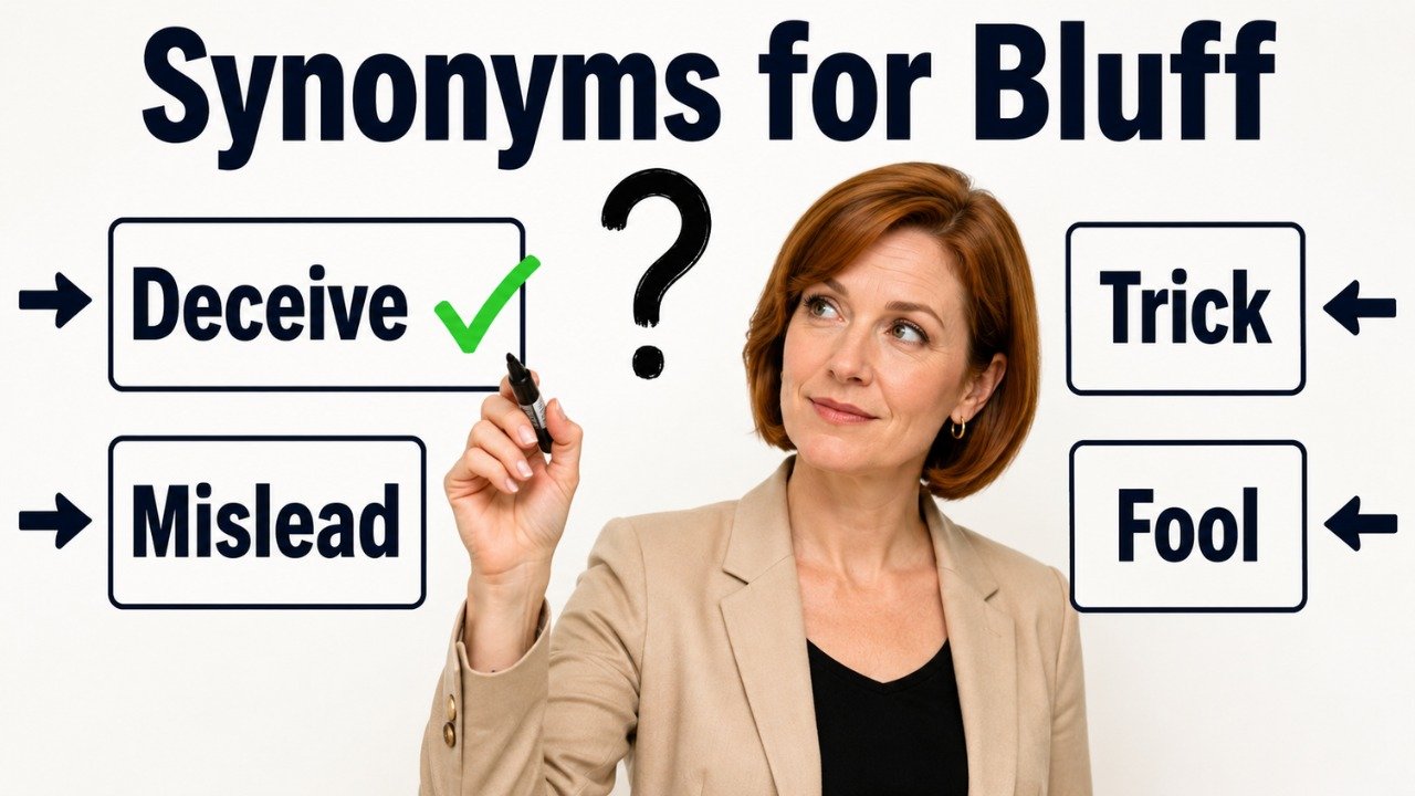 synonyms for bluff