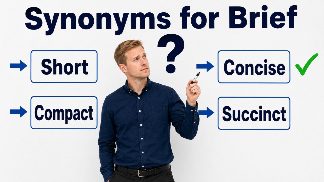 synonyms for brief