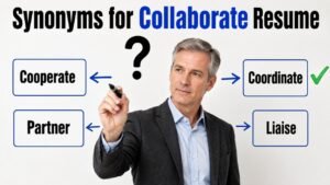 Synonyms for Collaborate Resume