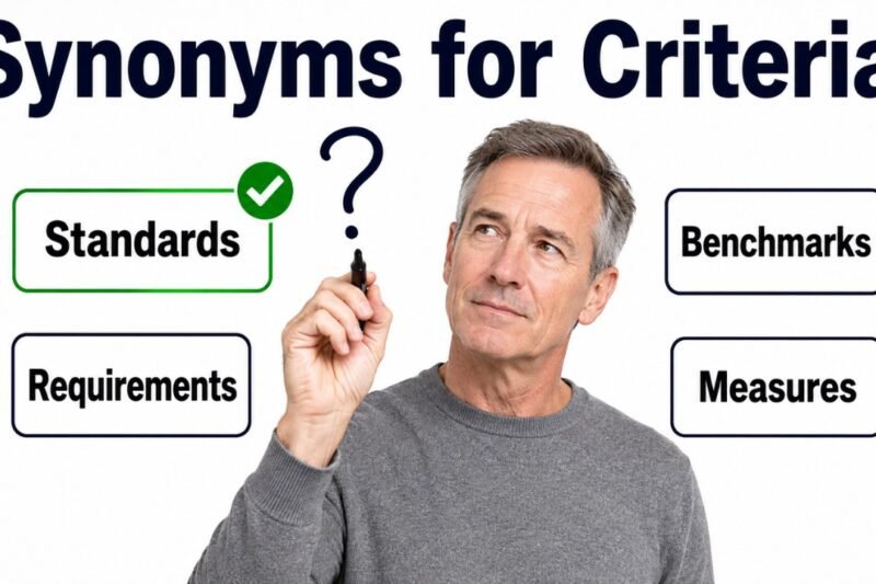30+ Synonyms for Criteria: Meanings, Context & Clear Examples