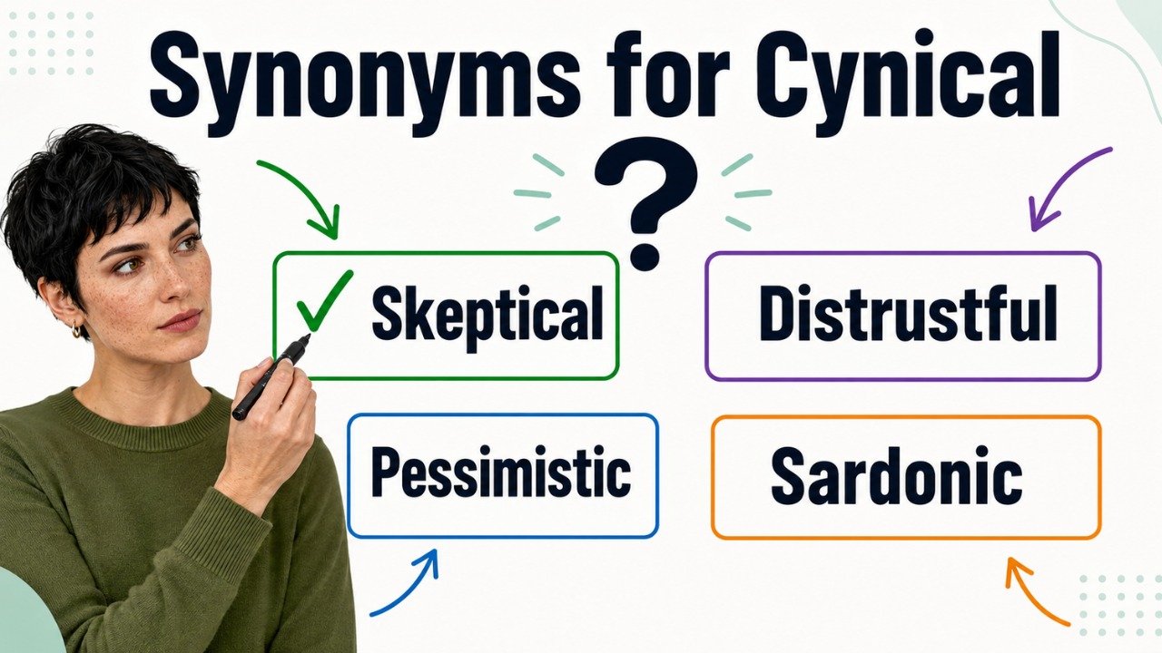 synonyms for cynical