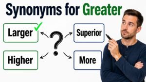 synonyms for greater