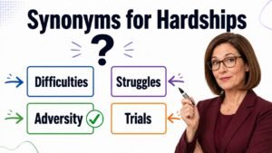 synonyms for hardships