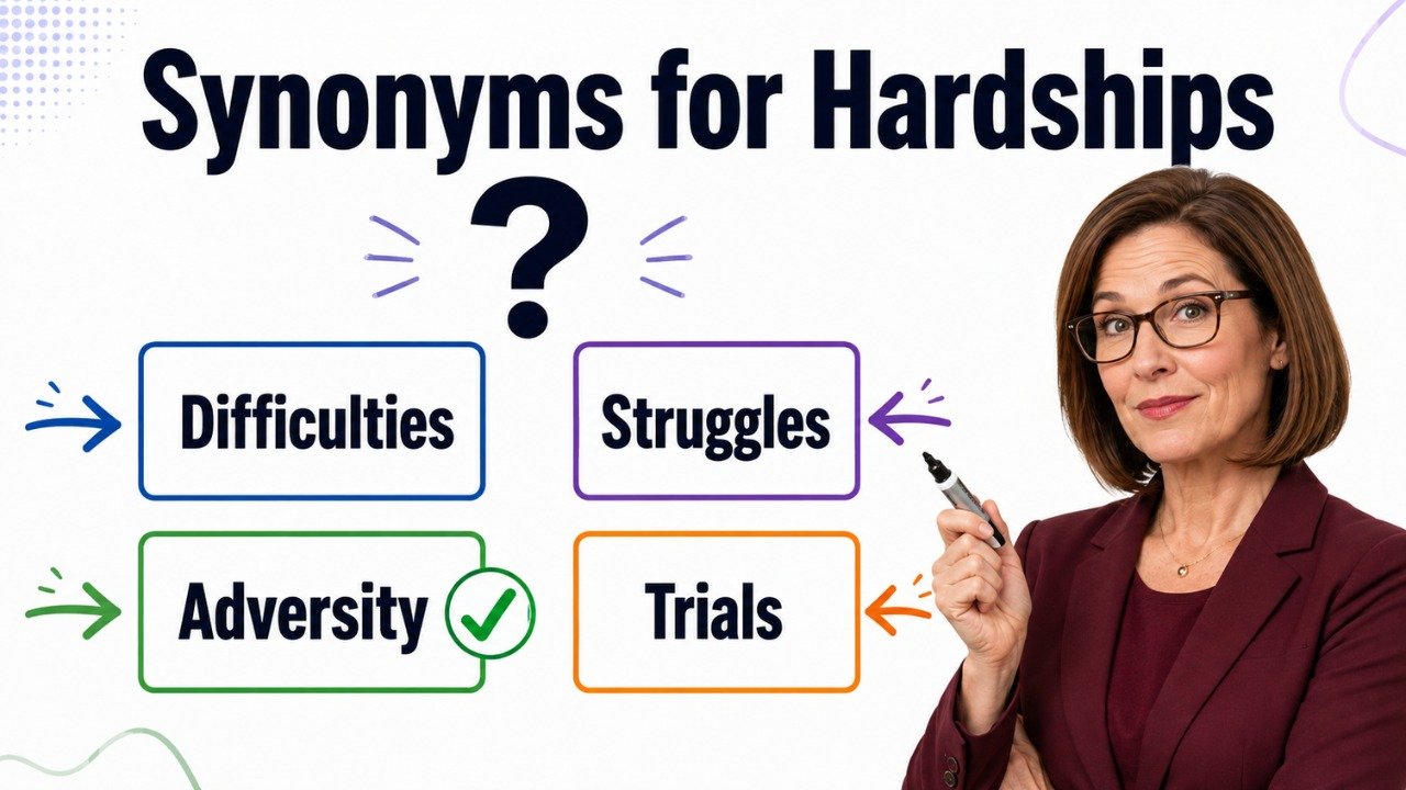 synonyms for hardships