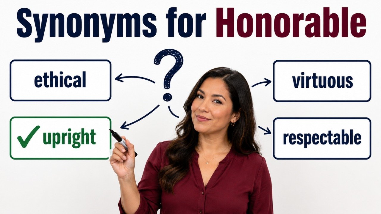 synonyms for honorable