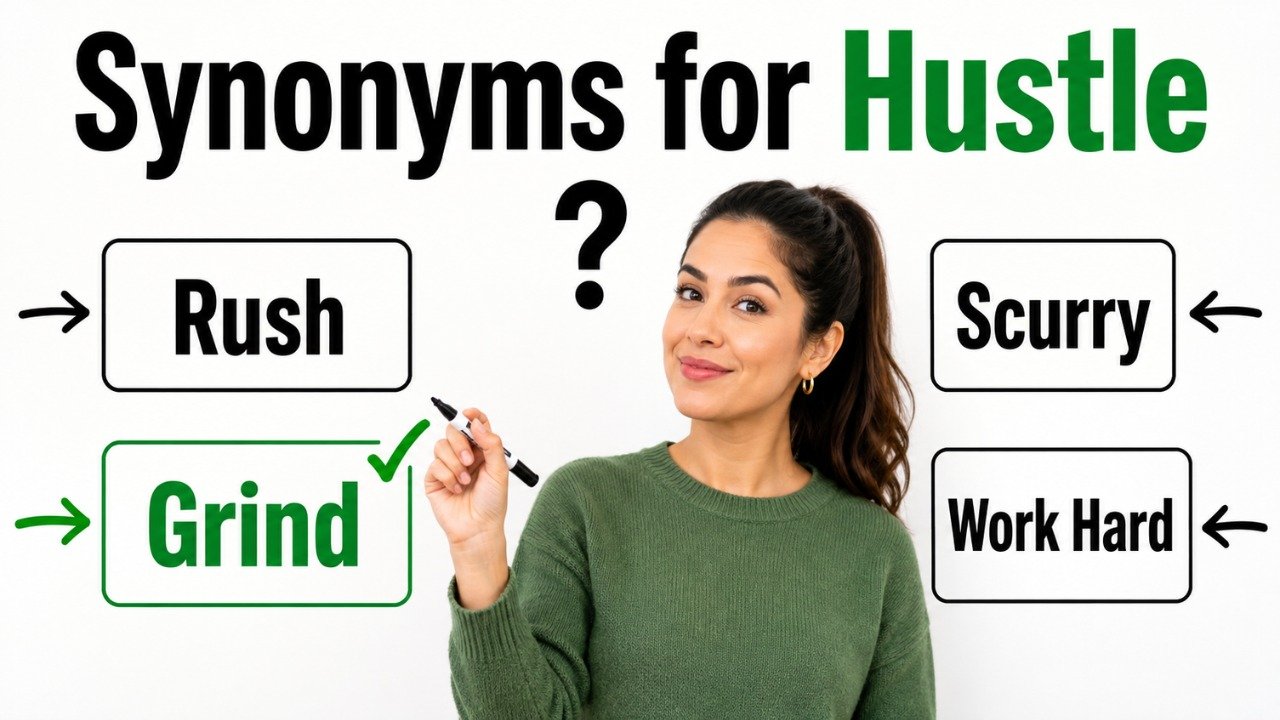 synonyms for hustle
