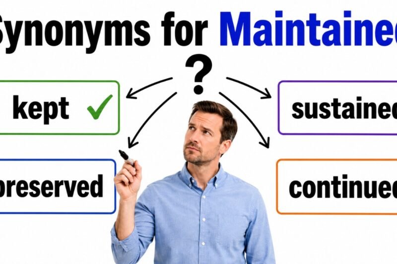 30+ Synonyms for Maintained: Usage, Context & Examples