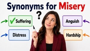 synonyms for misery