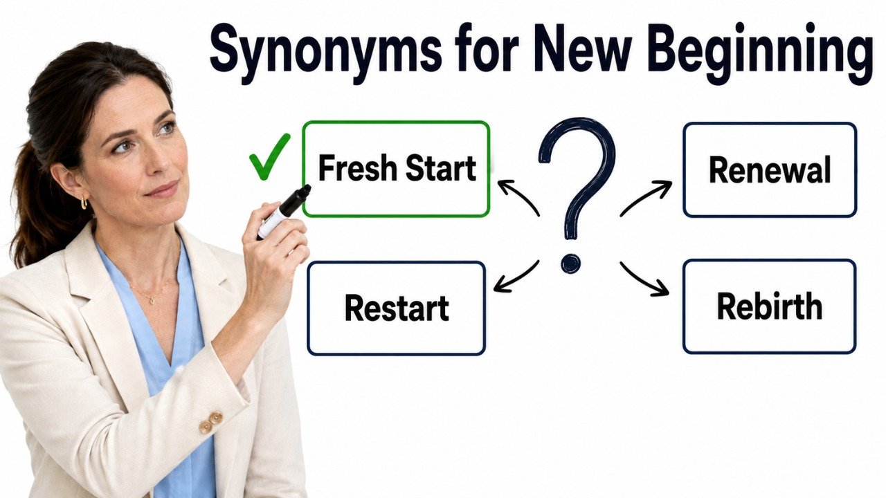 synonyms for new beginning