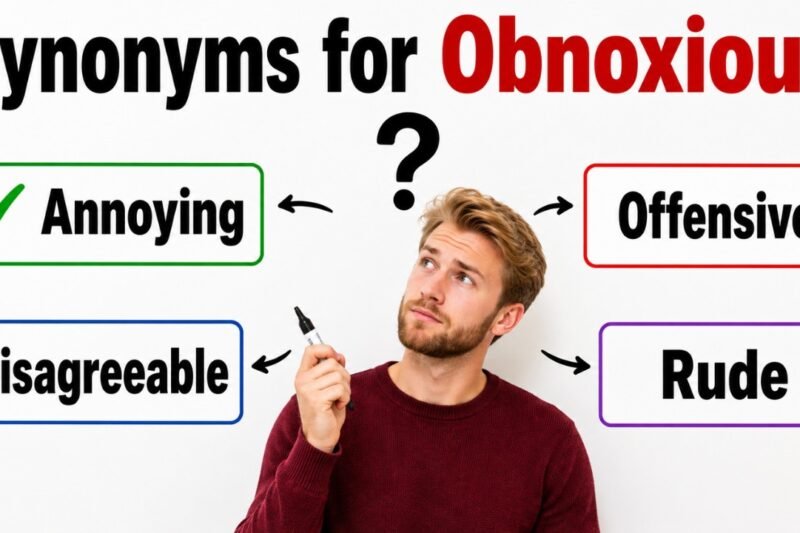 synonyms for obnoxious