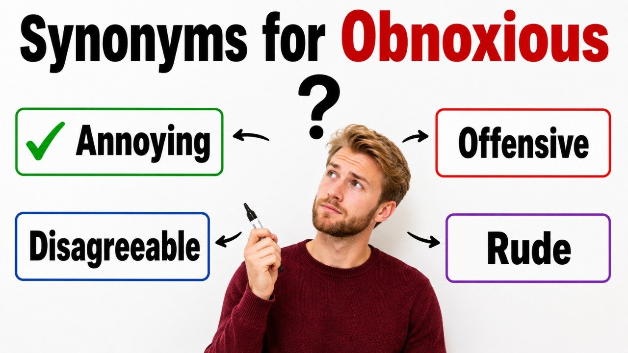 synonyms for obnoxious