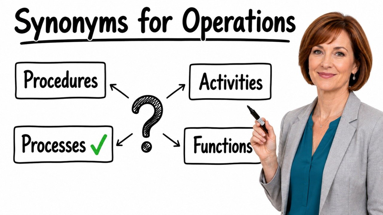 synonyms for operations