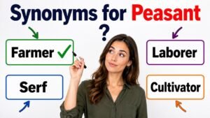 synonyms for peasant