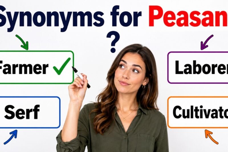 45+ Synonyms for Peasant: Strong Word Choices & Examples