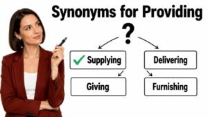 synonyms for providing