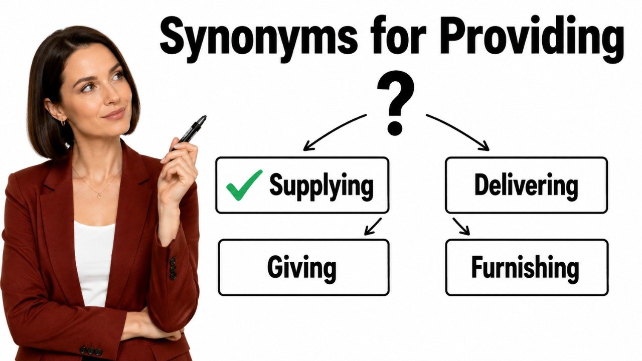 synonyms for providing