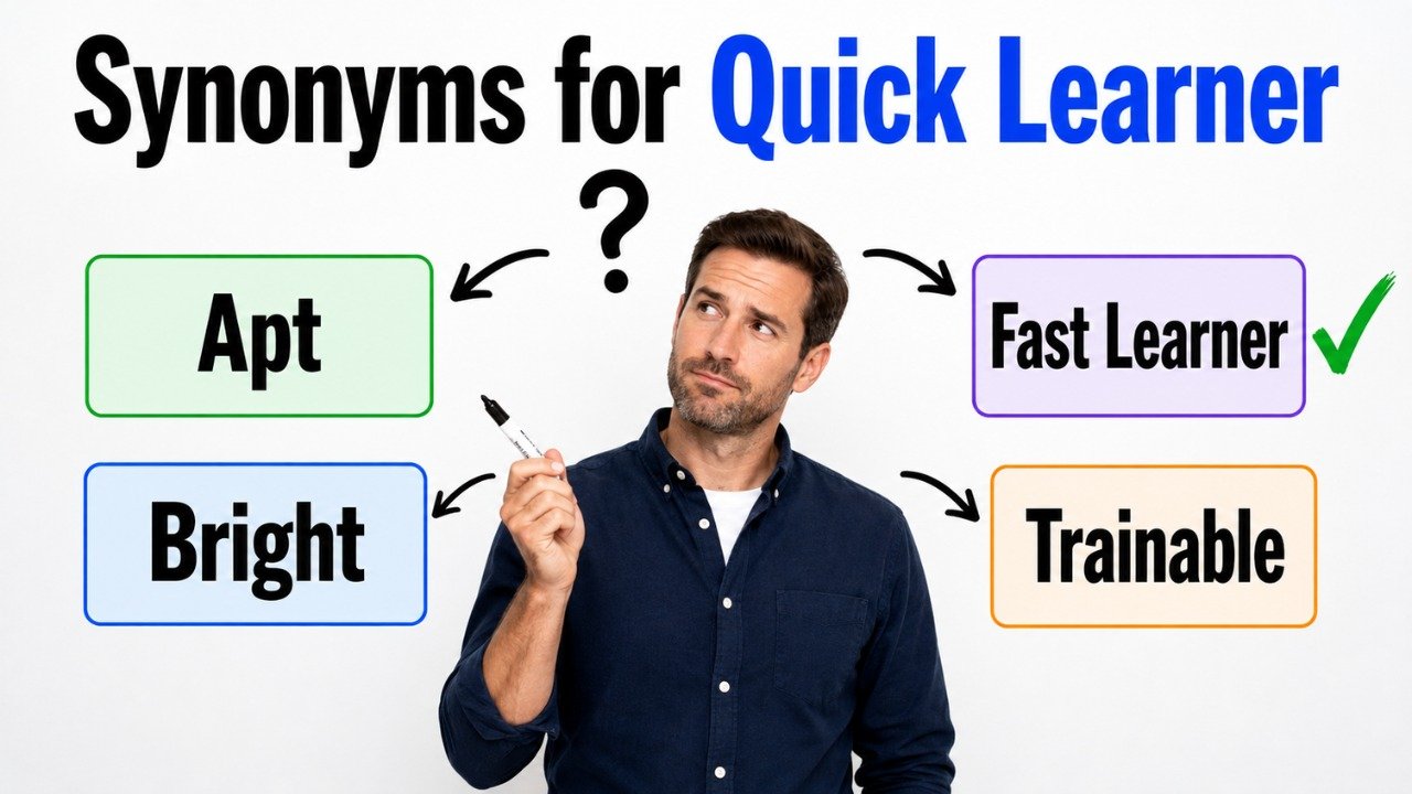 synonyms for quick learner