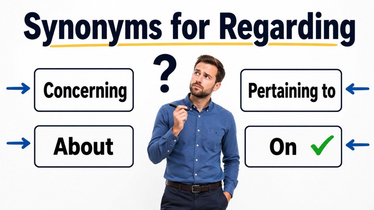 synonyms for regarding