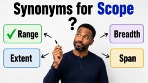 synonyms for scope