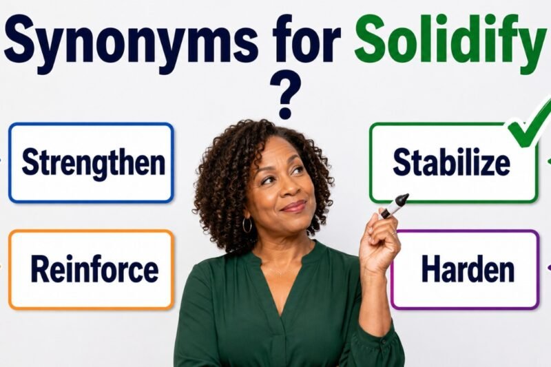 36+ Synonyms for Solidify: Usage, Context & Examples