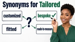 synonyms for tailored