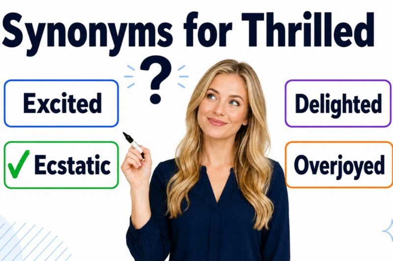 30+ Synonyms for Thrilled: Meanings, Context & Clear Examples