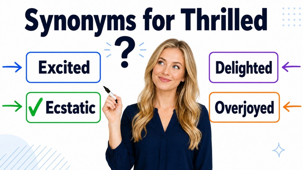 synonyms for thrilled