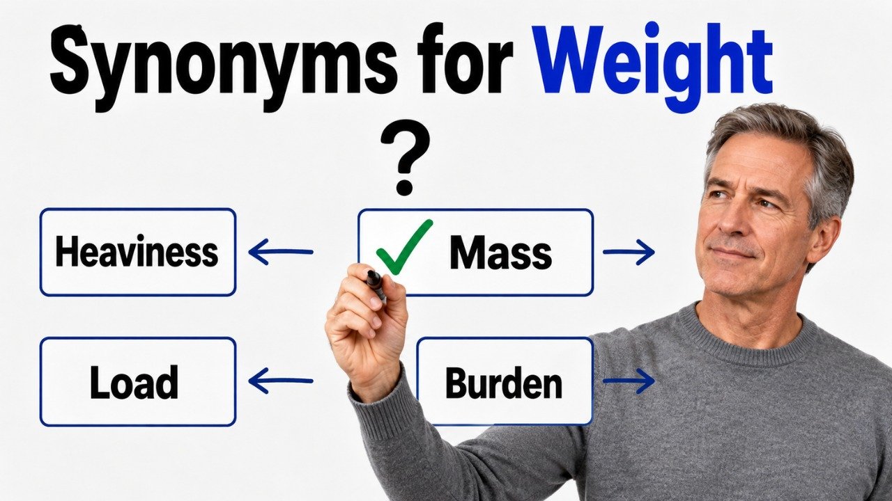 synonyms for weight